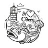 Трафарет для розмальовки,OD1#,Одеса